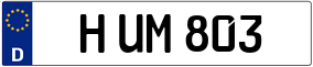 Truck License Plate